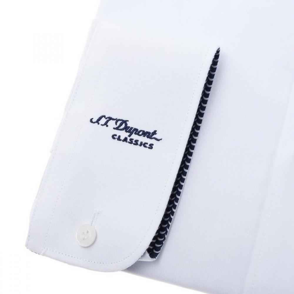S.T. Dupont Comfortable Stretch Long Sleeve Slim Fit Shirt Se6sm21ls362swh