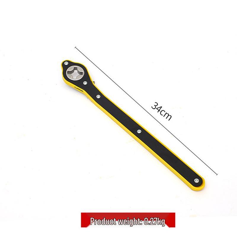 

Экономичный храповой гаечный ключ для ножничного домкрата для малолитражных автомобилей