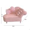 1:12 Scale Loveseat Miniature Set for Dollhouse Decoration