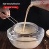 304 Stainless Steel Flour Sieve & Oil Strainer with Handle - Fine 60 Mesh Skimmer and Thickened Wide Edge Ladle