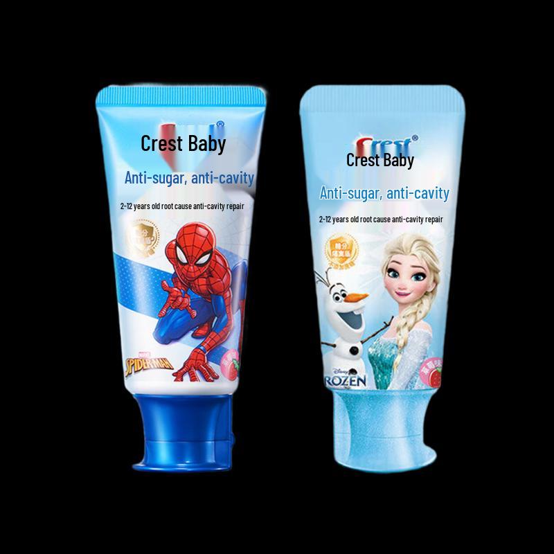 Crest Kids Anti-Cavity Toothpaste Duo Pack (Frozen & Spider-Man)