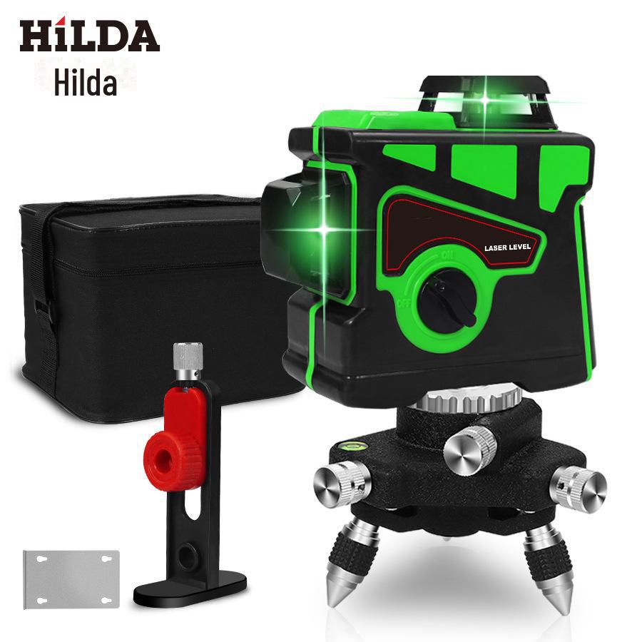 Hilda 12-Line Automatic Laser Level with Infrared Projection