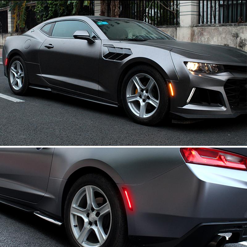 For Chevy Camaro Front Rear Side Marker Light Assemblies Turn SignalLights/Driving Lights,Replace OEM Sidemarker Lamps 2016-up