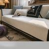 Chenille Sofa Cushion Four Seasons Universal Non-Slip Anti-Scratching Living Room Straight Row Sofa Cover Cloth Backrest Towel