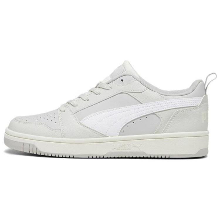 PUMA Rebound V6 Low Ash Gray White Men s 392328-10 EU 45