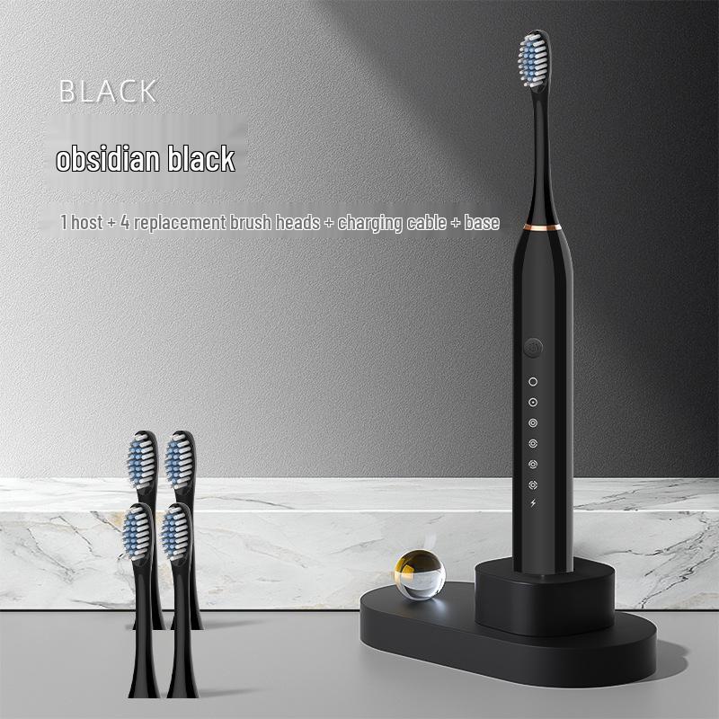 Rechargeable Sonic Electric Toothbrush for Adults: Soft Bristle, Smart, Couple-Friendly Model.