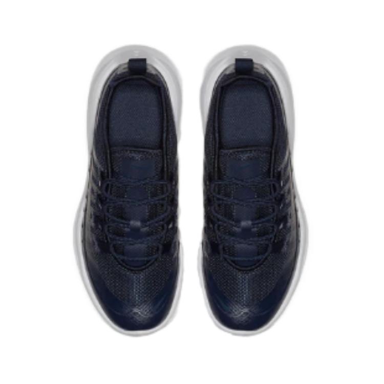 Nike Air Max Axis Leather Comfortable Low top Kids Lifestyle Shoes Marine Blue Children Aged 3 7 Years Old AH5223-401