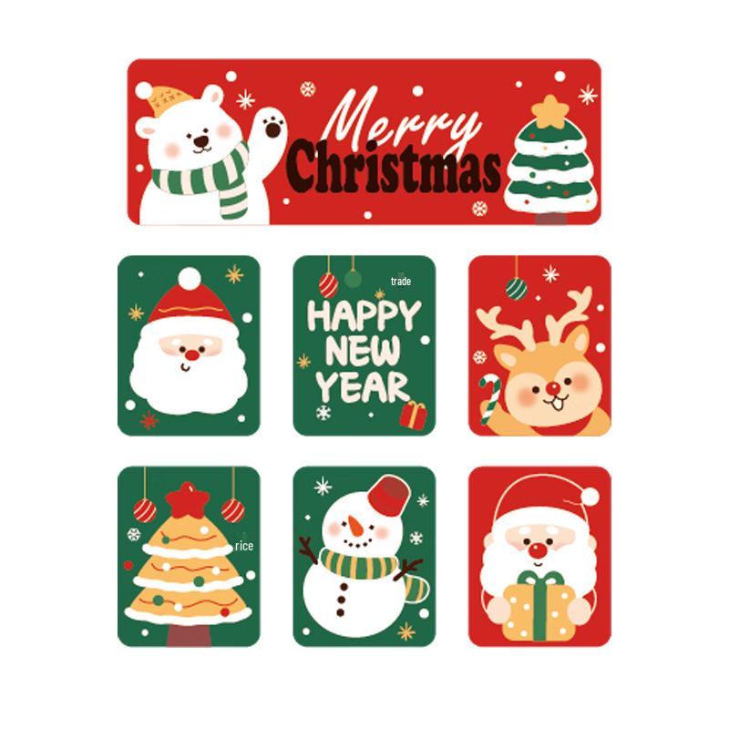 Creative Christmas Refrigerator Magnet Set