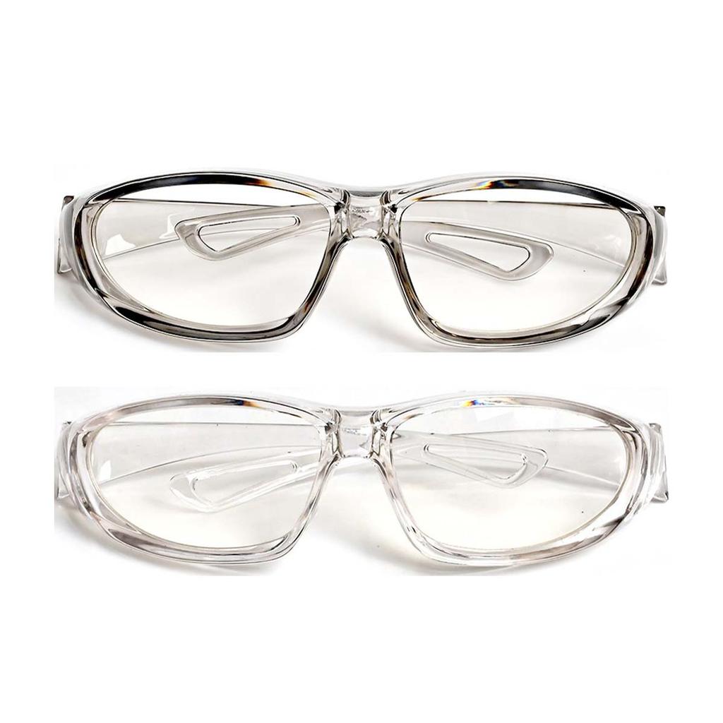 2PCS Anti-Fog Safety Glasses for Men Blue Light Blocking UV400 Dust-Proof Protective Goggles with Anti-Saliva And Pollen Feature