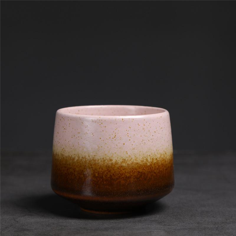 200ml Gradient Ceramic Coffee Cup - Espresso Cup + Latte Cup + Milk Mug, Heat-Resistant Matte Glaze Teacup for Cafes & Home Use
