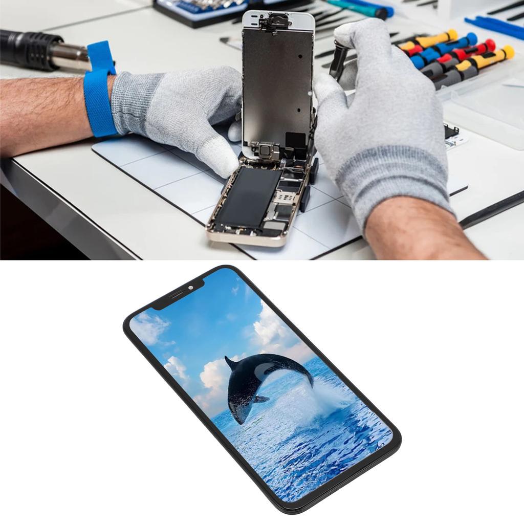 Incell 3D Display Screen Water Proof Sealed 5.8 Inch Touch Digitizer Assembly and Repair Kit for IOS