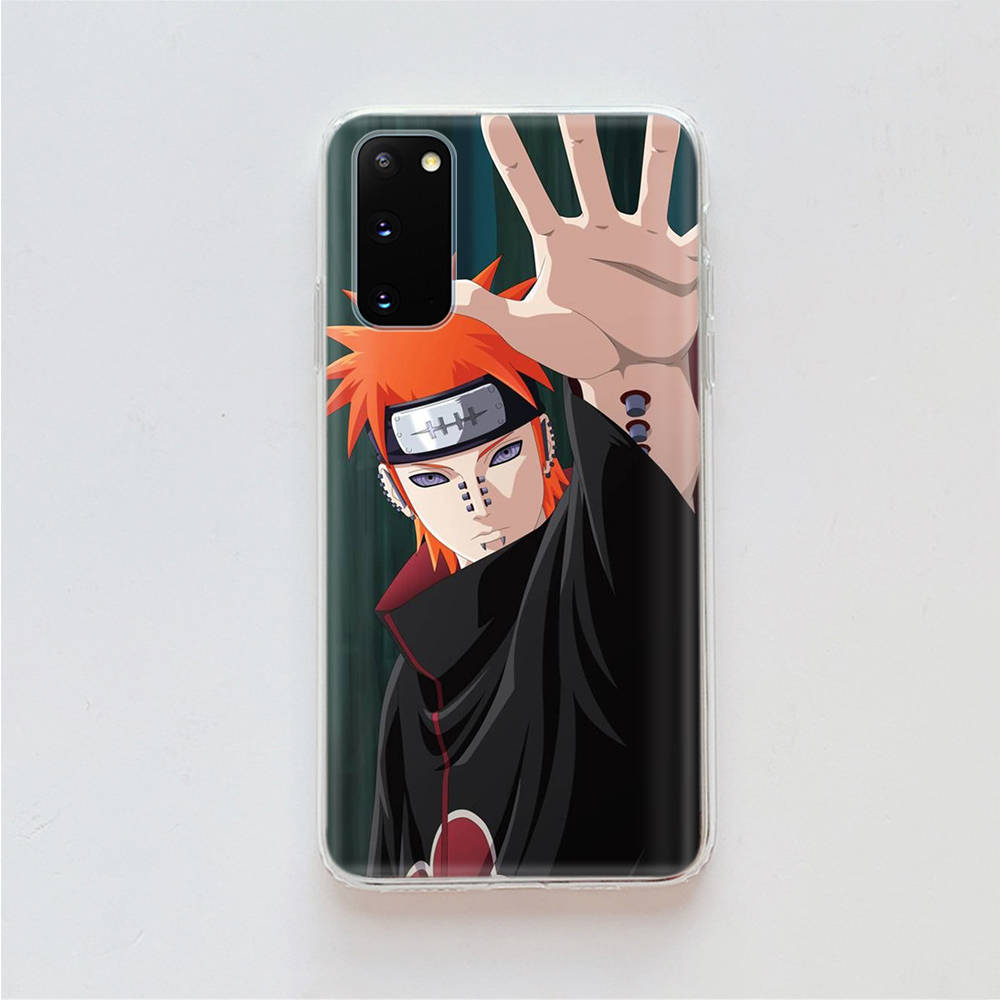 AD77 Naruto Akatsuki Clear Case for Samsung A04 A14 A23 A34 A54 M23 M33 M52 M53 Realme 10 9 C30S C35 C55 VIVO Y02 Y21 Y33S Y51 X80 V25 Cover