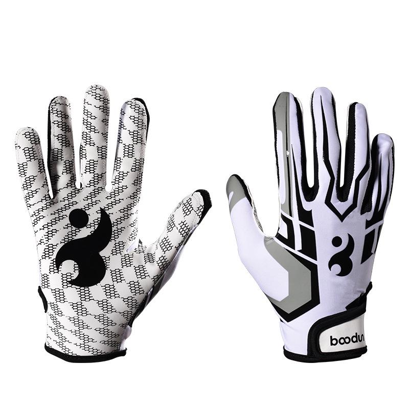 Cross-Border Non-Slip Silicone Full-Finger American Football & Softball Gloves