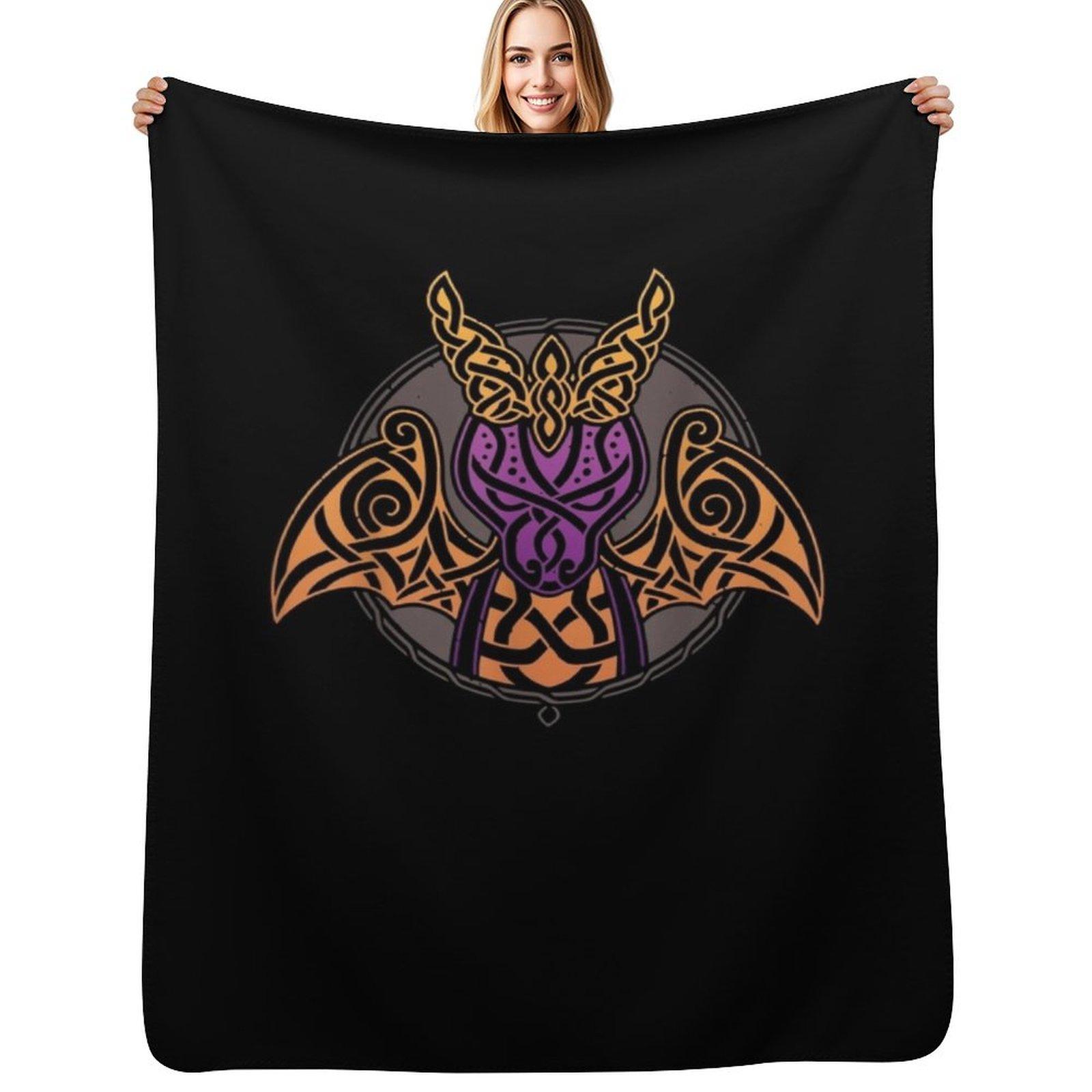 

Funny Dragons Design Vintage Spyros Playing Gaming Platforms Throw Blanket Warm Cozy Throw Blanket for Living Room Couch 102x76cm(40x30in)
