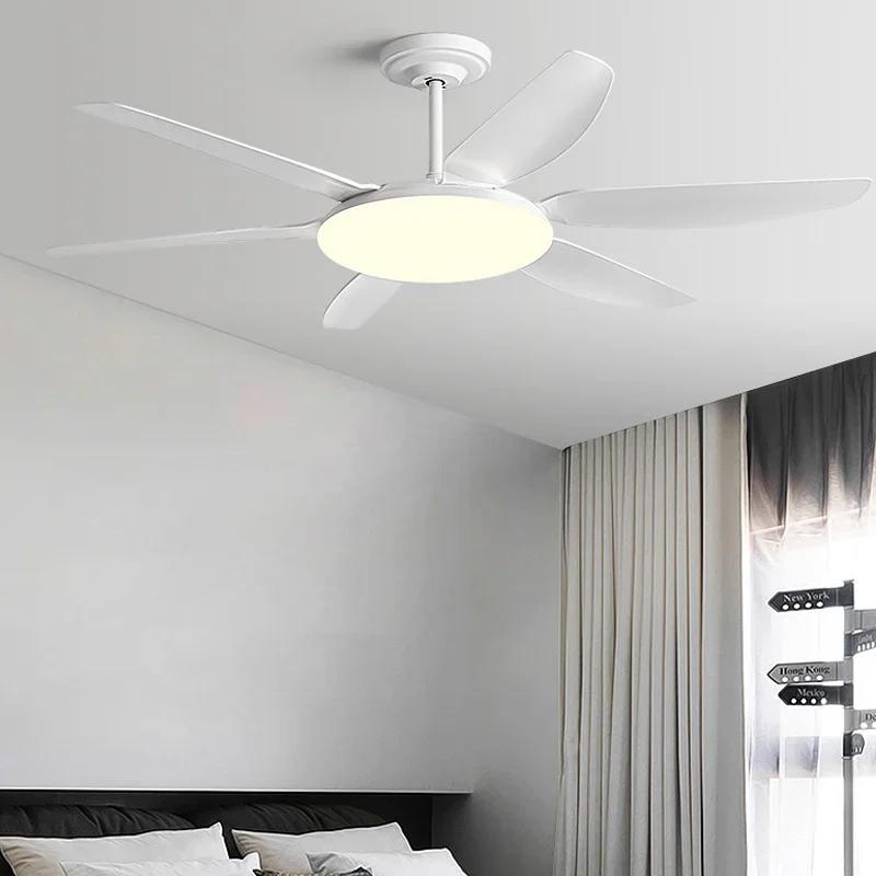 2025 New Restaurant Ceiling Fan Light 63 Inch Home Living Room Fan Light Indoor DC Strong Wind Ventilation Appliance with Fan