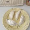 Simulation Dumplings Decompression Toy Keychain Bag Pendant Cute Antistress Squishy Stress Relief Slow Rebound Toy