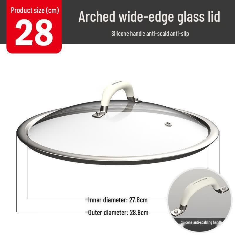 Universal Tempered Glass Pot Lid