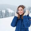 Winter Warm Folding Ear Warmer Thickened Soft Plush Earflaps  For Women Men Outdoor