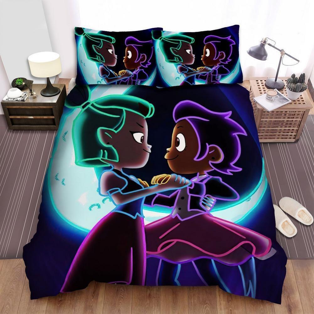Cartoon Amphibia Duvet Cover Pillowcase The Owl House Bedding Set Adult Boy Girl Bedroom Decoration Children Single Double Size