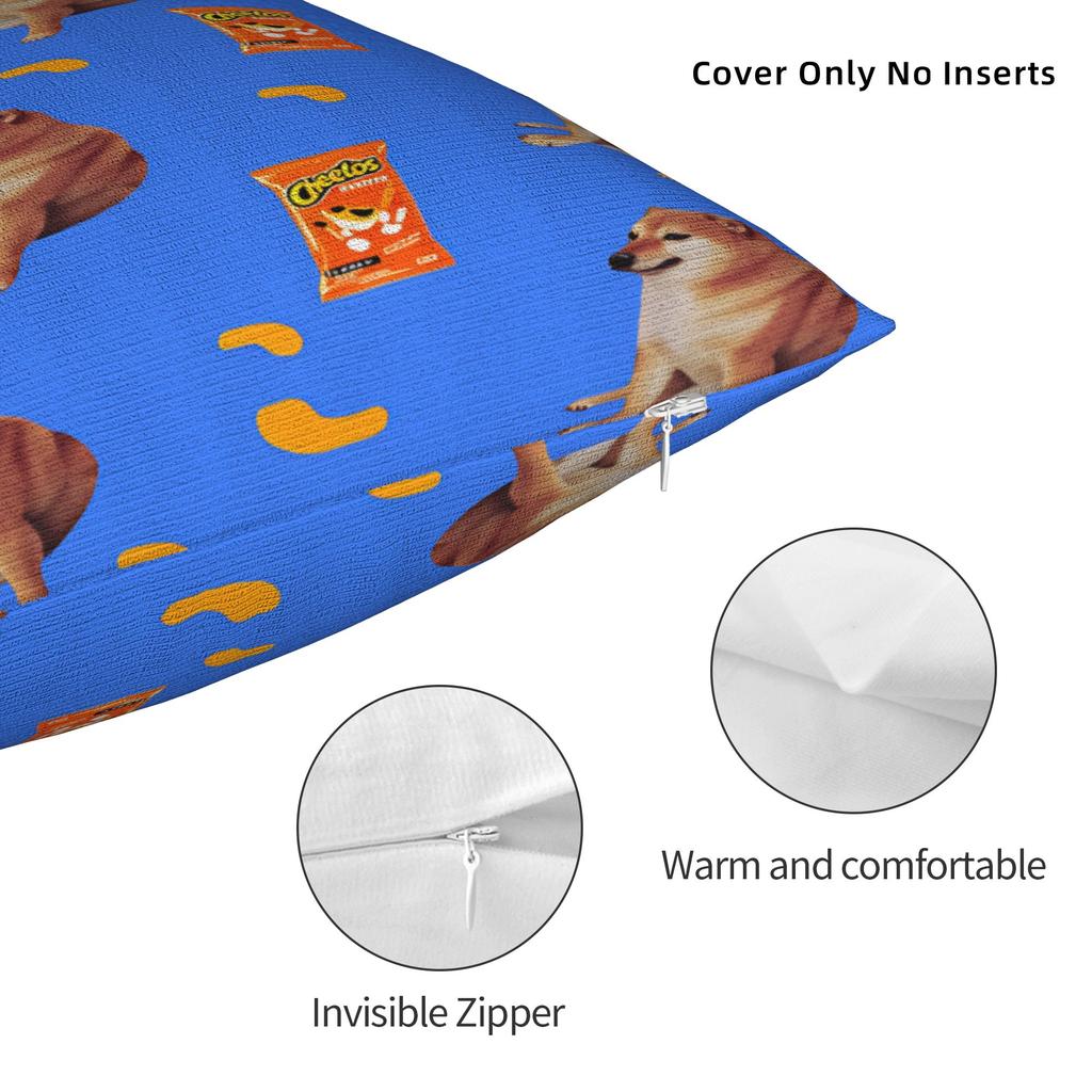 Cheetos Hot Snack Cartoon Chester Pillow Case Fashion Pillow Cover Comfy Pillowcases For Living Room Chair