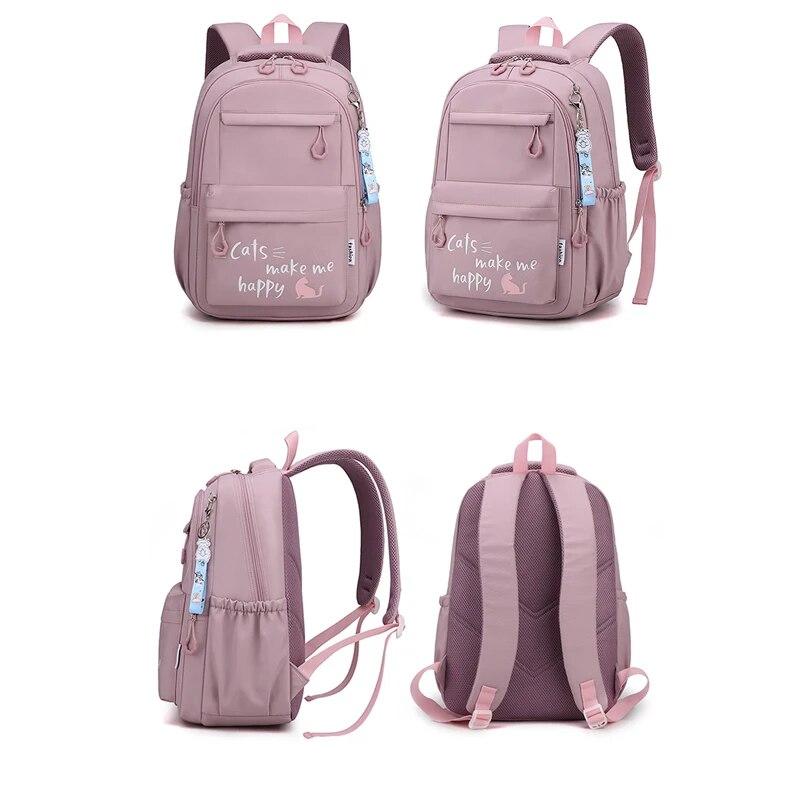 Kinder-Schultasche, neuer süßer Schulrucksack für Mädchen, Kinder, Kawaii-Büchertasche, Grundschüler, Geschenk, großer Rucksack