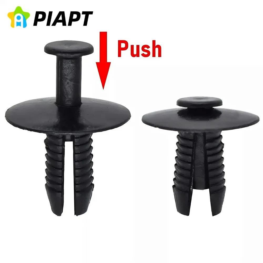 BMW Compatible 50pcs Push-Type Fastener Rivets for Bumper Trim Cabin Liner