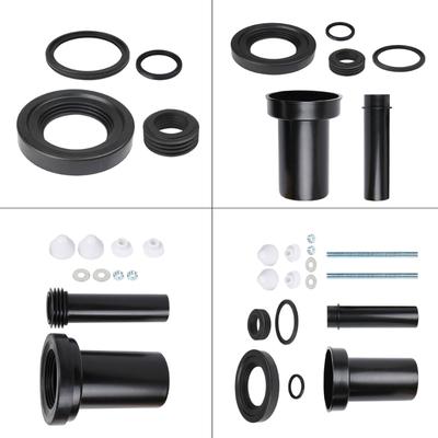Industrial Rubber Seal Rings High Pressure Toilet Seal Set Prevents Leakage & Maintains Hygienes for Wall Hanging Toilets