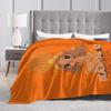 Karol G Tropicoqueta Album Blanket Coral Fleece Plush Printed   Multifunction Warm Throw Blankets for Bedding Car Quilt
