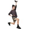 Li Ning Fitness Series Knitwear Women's Charcoal Coffee Umber AWDU110-2