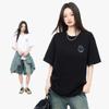 Baumwolle Kurzarm Sommer Freizeit Mehrfarbig Tops Schwarz und Weiß T-Shirt Locker Dünn Innen Das Unterhemd Herren und Damen Kurzarm Tops