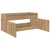 Washbasin Cabinet with Door Artisan Oak Wood Based Material