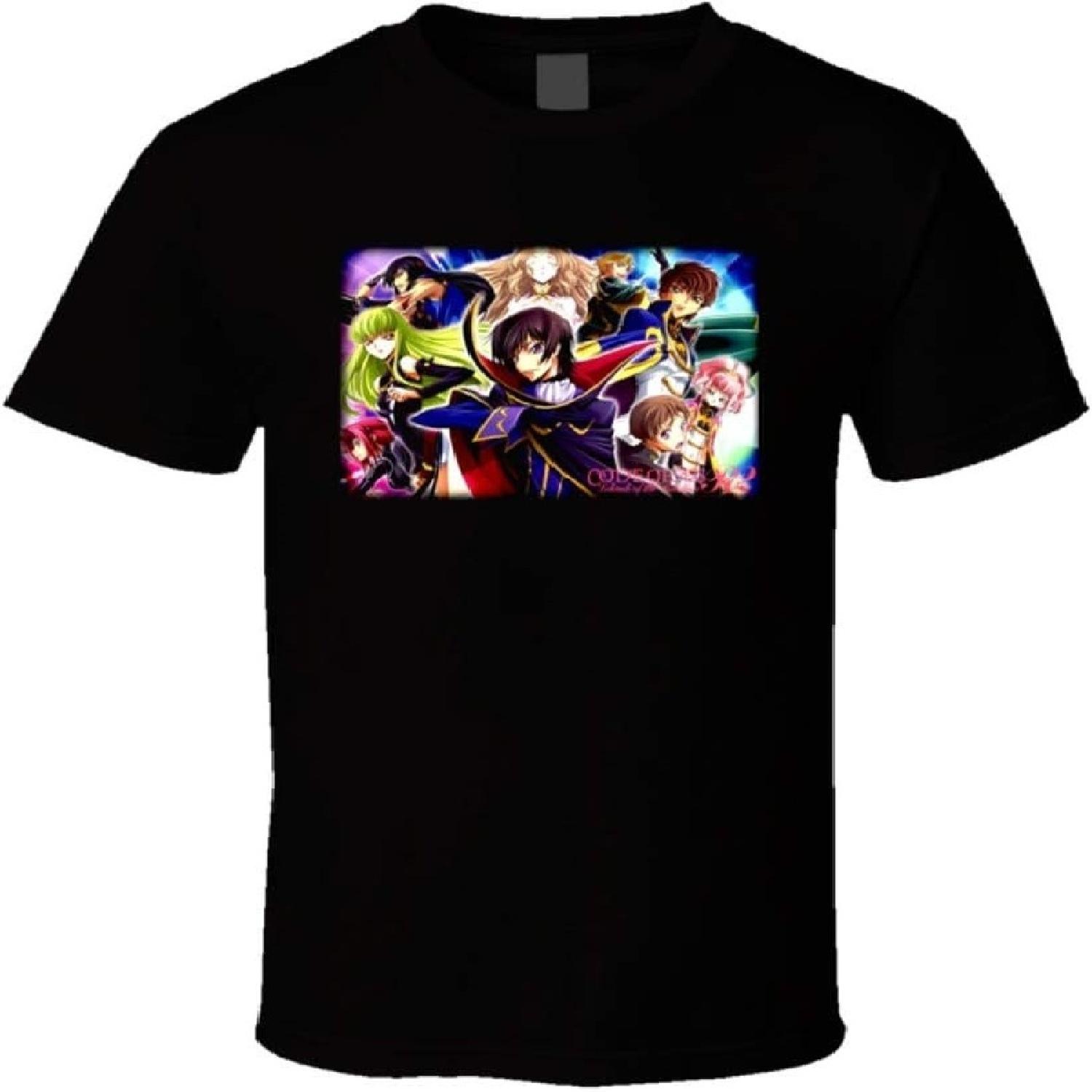 

Код Аніме Geass Чорна Футболка 3XL Чорний XXXXXL чорний