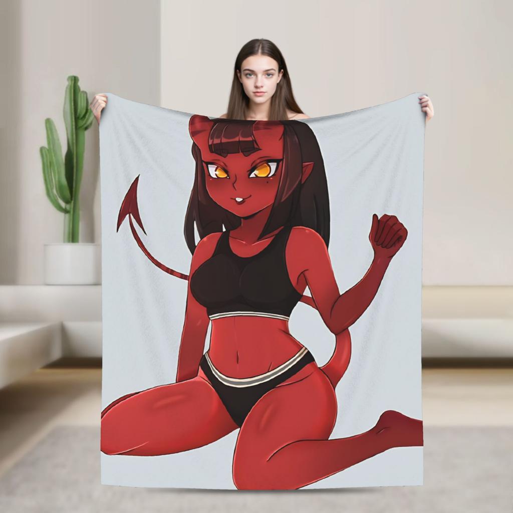Anime Meru Blanket  Travel Flannel Throw Blanket For Couch Chair Warm Custom DIY Quality Bedspread Gift Idea