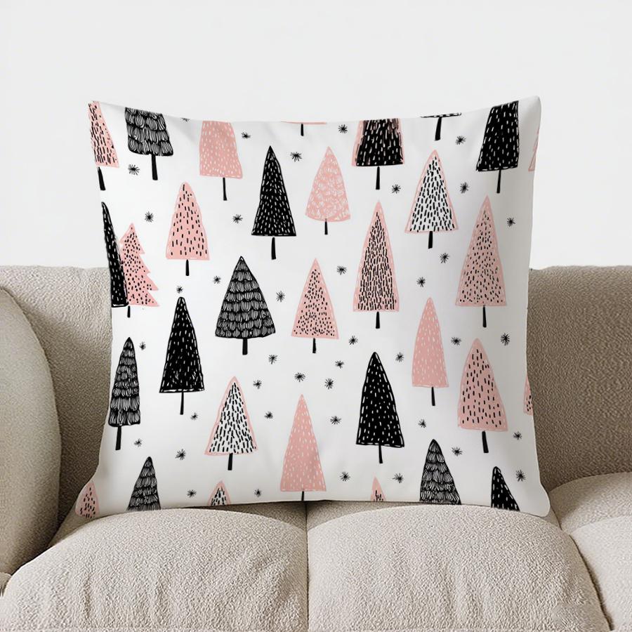 Heimdeko Rotes Muster Dekorative Quadratische Kissenhülle Muster Kissenbezug Geeignet Für Sofa Schlafzimmer Auto Kissenbezug