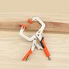 6/9/11/14/18Inch Face Clamps Pocket Hole Clamps for Woodworking, Welding Clamps Metal Vise Grip Clamps Locking C Clamps