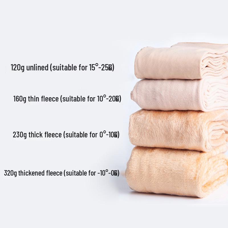 Double-Layer Nude-Look Women's Autumn/Winter Velvet-Enhanced Footed Tights & Stockings