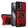 KEYSION Magnetic Phone Case for Xiaomi POCO X8 Pro Max Slide Camera Protection Upright Kickstand 360° Ring Shockproof Back Cover