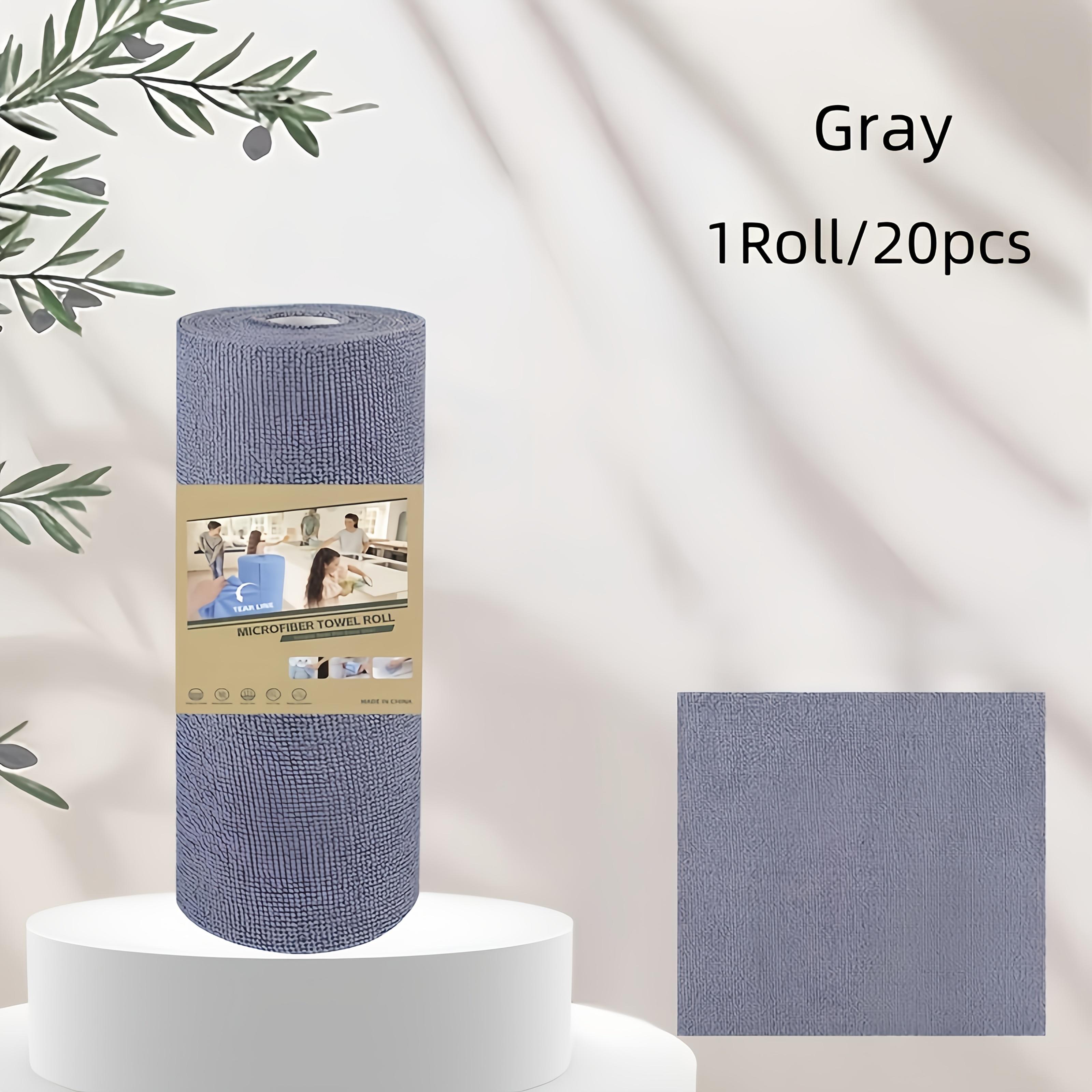 

1 Roll Length Is 4m,Reusable Cleaning Wipes,Household Towel Roll,Dishcloth,Suitable For Living Room,Bedroom,Kitchen Supplies серый