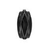 Gucci Blondie Double G Logo Removable Shoulder Strap with Zipper Closure Leather Crossbody Shoulder Bag Women's Black