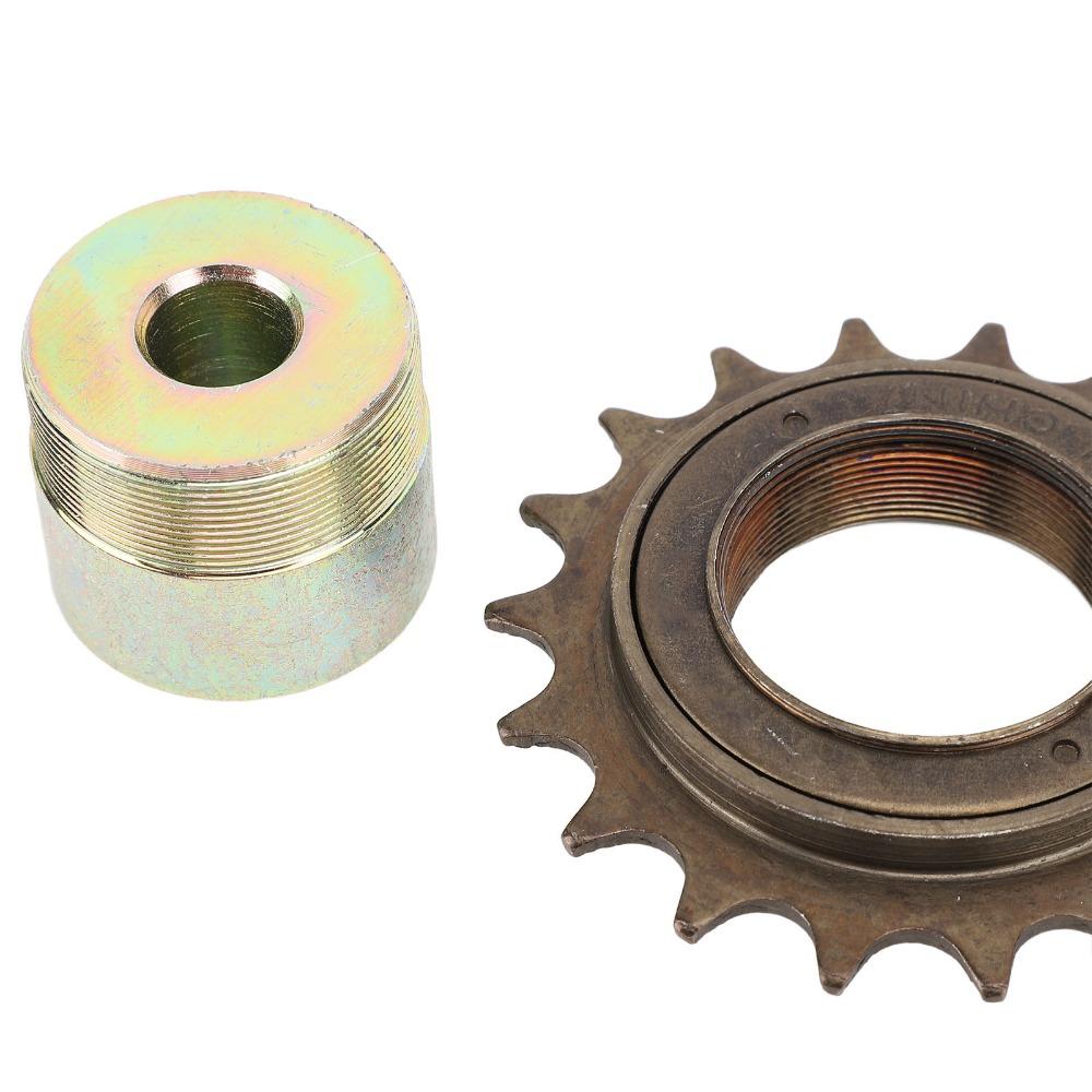 18T Bicycle Freewheel Steel Threaded Bike Freewheel Single Speed Freewheel for Single Speed Bikes