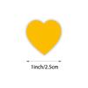 Heart-Shaped Love Stickers - 500 Self-Adhesive Labels per Roll