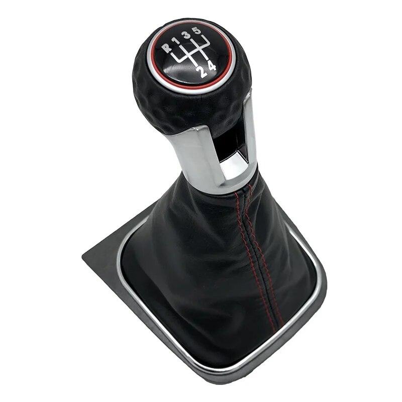 Hand Speed Ball Schalthebelmanschette Stiefelabdeckung Für VW Volkswagen Golf 6 MK6 R20 Golf 5 A5 MK5 GTI GTD Jetta R32 A6 2004-2014