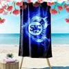The Blues Print Beach Towel, Large Soft Quick Dry Towel for Beach Camping Swimming