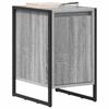 Nightstand Set of 2 Grey Sonoma 39.5 x 30 x 50 cm Particleboard