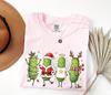 Comfort Colors Funny Christmas Pickle Top, Holiday Pickle T-Shirt, Retro Christmas Season Shirt, Pickle Lover Xmas Gift, Festive Christmas