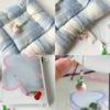Fruit themed Mobile Attachment Beautiful Peach/Cherries Charm Lovely Fruit Cellphone Cord  for Fruit Enthusiasts