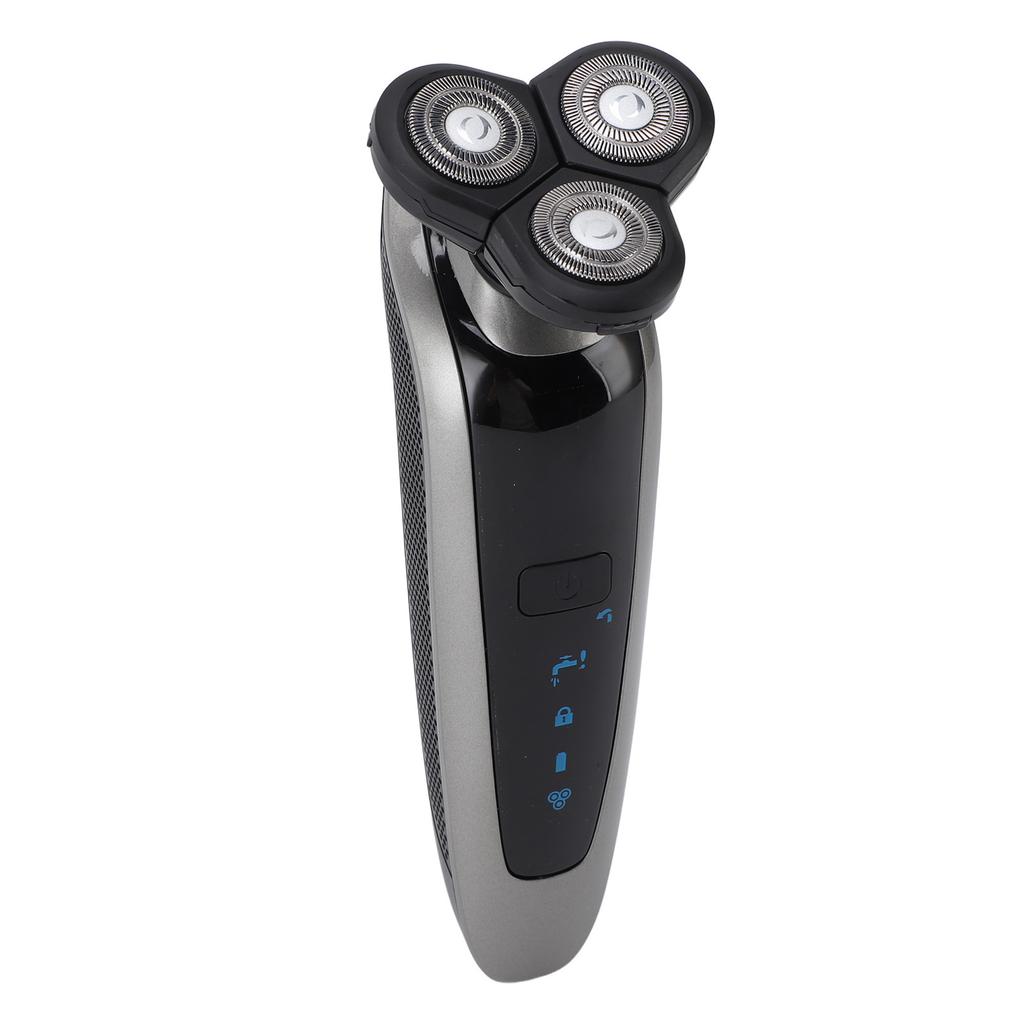 Electric Beard Trimmer for Men 4D Floating Head Cordless IPX6 Waterproof USB Rechargeable Rotary
