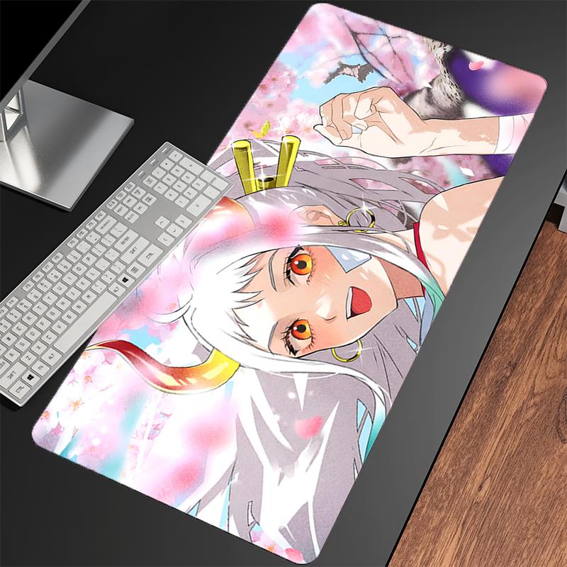 Mouse Pad Large Pc Computer Desk Mat Oone Ppiece Yamato Cute Anime Mousepad Nonslip Keyboard Pad Gamer Accessories Table Pad