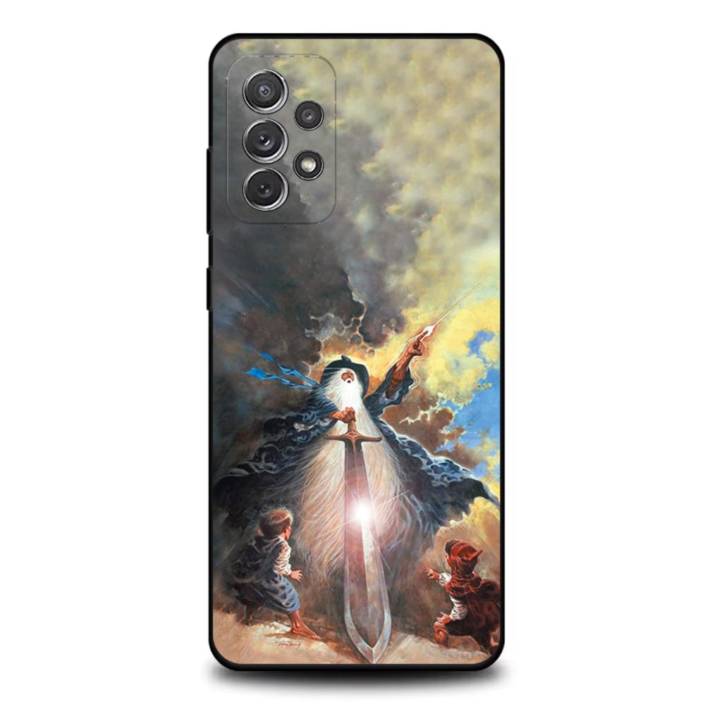 Movie The L-Lord R-Rings Phone Case For Samsung S25,S24,S21,S22,S23,S30,Ultra,S20,Plus,Fe,Lite,Note,10,9,5G Black Cover