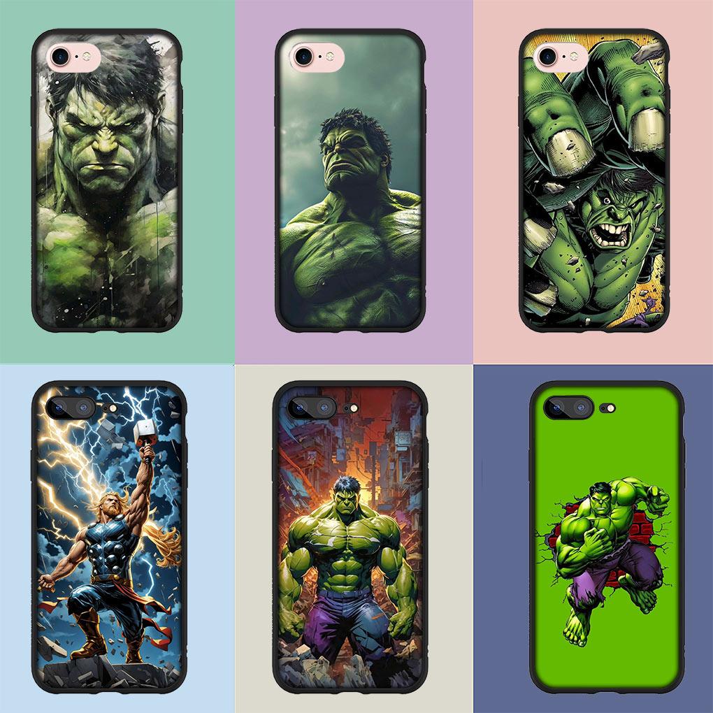 Thor Odinson Hammer Marvels Hulk Phone Cover Casing for Apple iPhone 15 14 Plus 13 12 Mini Pro Max XR + 13Pro 14+ 15+ Soft Case